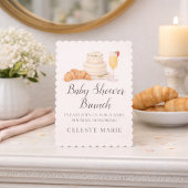 Invitation de Baby Shower Brunch