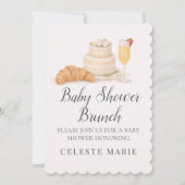 Invitation de Baby Shower Brunch (Devant)