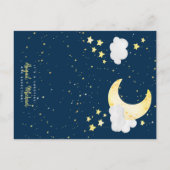 Invitation de Baby shower budget Twinkle Twinkle (Dos)