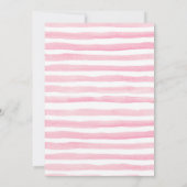 Invitation de Baby shower Citrouille Twin Pink et  (Dos)