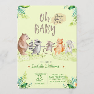 Invitation de baby shower d'amis de danse de