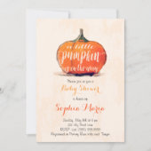 Invitation de Baby shower d'aquarelle petit Citrou (Devant)