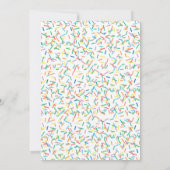 Invitation de Baby shower d'arrosage (Dos)