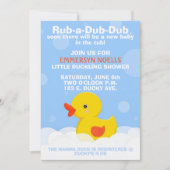 Invitation de baby shower de (Devant)
