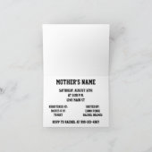 Invitation de baby shower de base-ball (Intérieur)