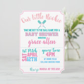 INVITATION DE BABY SHOWER DE BASE-BALL (Debout devant)