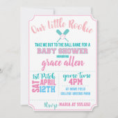 INVITATION DE BABY SHOWER DE BASE-BALL (Devant)
