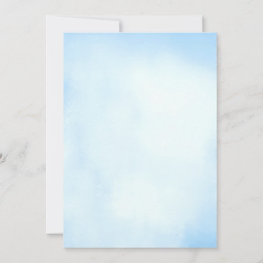 Invitation de Baby shower de bébé garçon d'avion v (Dos)