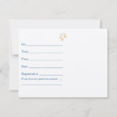 Invitation de baby shower de bicyclette (Dos)