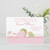 Invitation de baby shower de birdie de Babiez de (Debout devant)