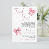 Invitation de Baby shower de Bow rose (Debout devant)