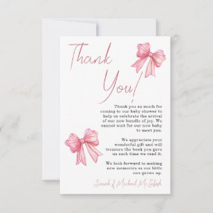 Invitation de Baby shower de Bow rose