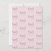 Invitation de Baby shower de cabot rose (Dos)