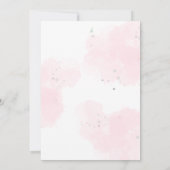 Invitation de Baby shower de cabot rose (Dos)