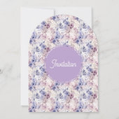 Invitation de Baby shower de cerfs de Whimsical (Dos)