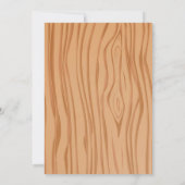 Invitation de baby shower de cerfs jumeaux (Dos)