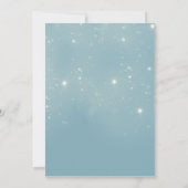 Invitation de baby shower de ciel de lune (Dos)