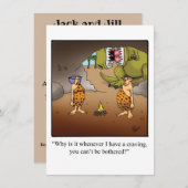 Invitation de Baby shower de couples amusants (Devant / Derrière)