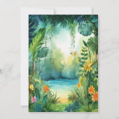 Invitation de Baby shower de Dinosaur Cute (Dos)