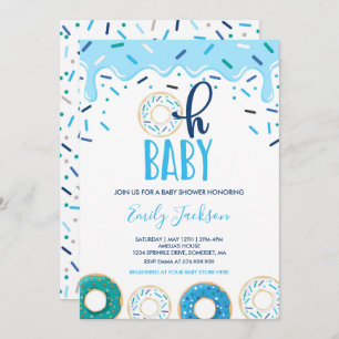 Invitation de Baby shower de Donut Oh Baby Donut S