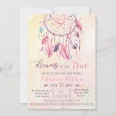 Invitation de Baby shower de Dream Catcher Boho (Devant)