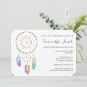 Invitation de baby shower de Dreamcatcher (Debout devant)