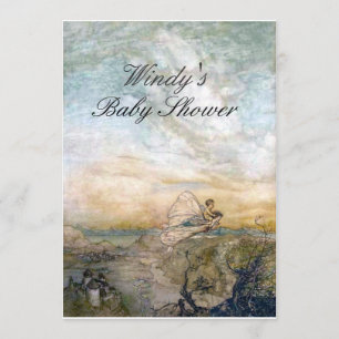 Invitation de Baby shower de farine