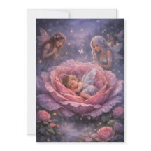 Invitation de Baby Shower de Fée Magique