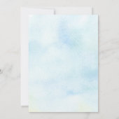 Invitation de Baby shower de fentes mignonnes (Dos)