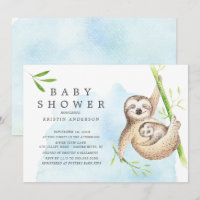 Invitation de Baby shower de fentes mignonnes