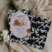 Invitation de Baby shower de fille de pays