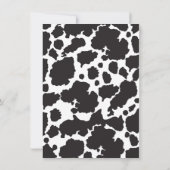 Invitation de Baby shower de fille-fille (Dos)