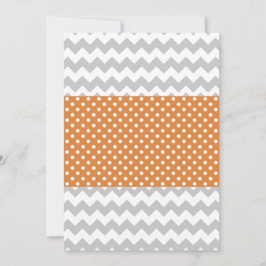 Invitation de baby shower de Fox (Dos)