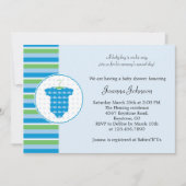 Invitation de Baby shower de garçon (Devant)