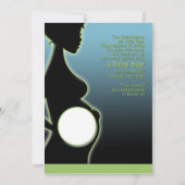 Invitation de baby shower de garçon (Devant)