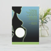 Invitation de baby shower de garçon (Debout devant)