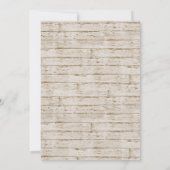 Invitation de Baby shower de garçon Dinosaur rusti (Dos)