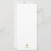 Invitation de Baby shower de garçon - tendance (Dos)