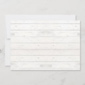 Invitation de Baby shower de Giraffe Rustique (Dos)