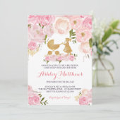 invitation de baby shower de grande soeur (Debout devant)