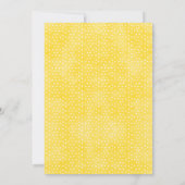 Invitation de baby shower de guirlande de (Dos)