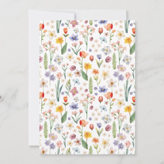 Invitation de Baby shower de hérisson cultivé loca (Dos)