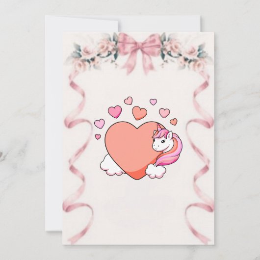 Invitation de Baby shower de la bow rose modifiabl (Dos)