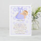 Invitation de Baby shower de la fête (Debout devant)