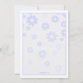 Invitation de Baby shower de la fête (Dos)