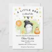 Invitation de Baby shower de la petite boîte d'Hal (Devant)