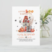 Invitation de Baby shower de la petite boîte d'Hal (Debout devant)