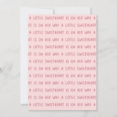 Invitation de baby shower de la Saint-Valentin env (Dos)