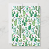 Invitation de baby shower de lama (Dos)