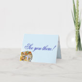 Invitation de baby shower de l'arche de Noé (Dos)